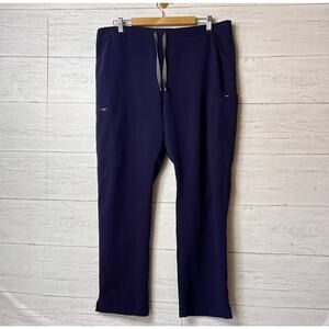 Figs Scrub Pants Mens Size XXL Navy Technical Collection Medical Nursing Pockets